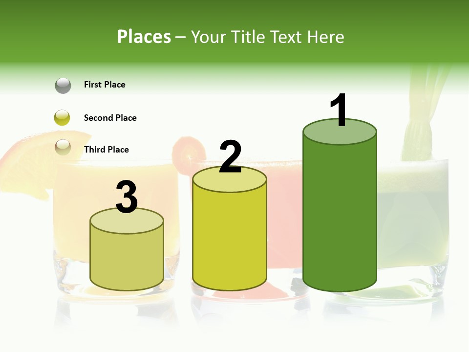 Bubble Dieting Citrus PowerPoint Template