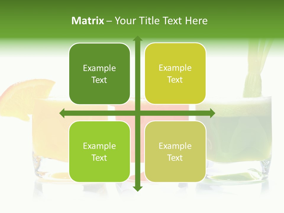 Bubble Dieting Citrus PowerPoint Template