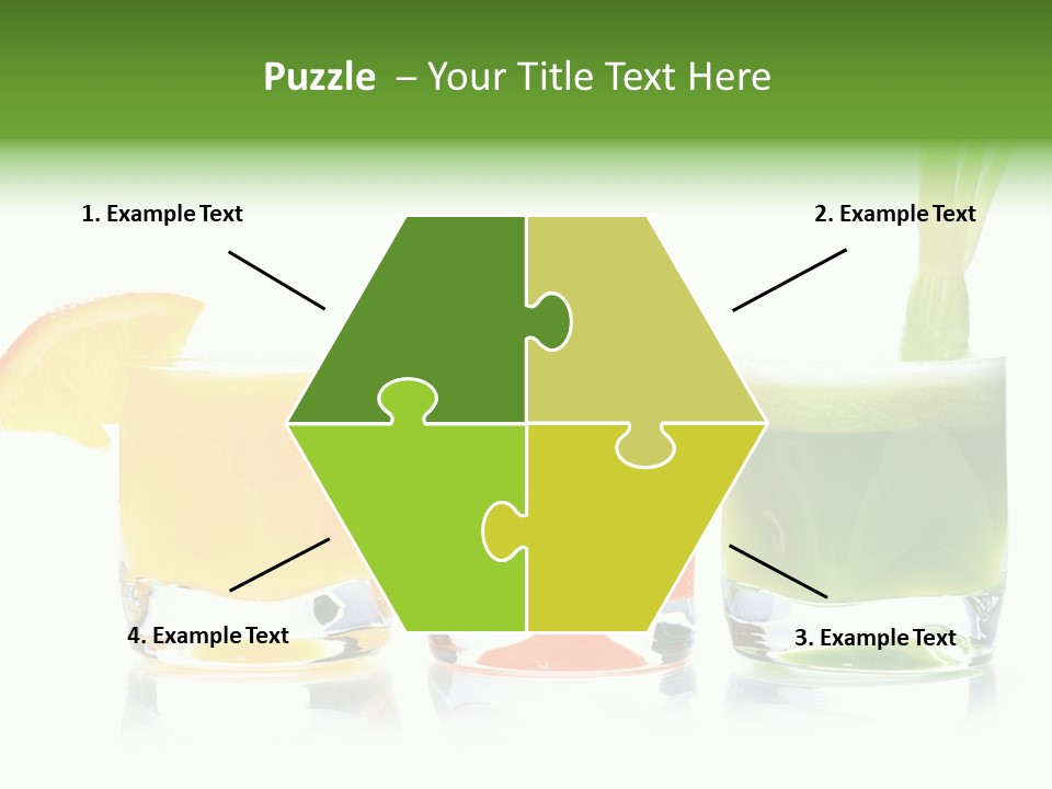 Bubble Dieting Citrus PowerPoint Template