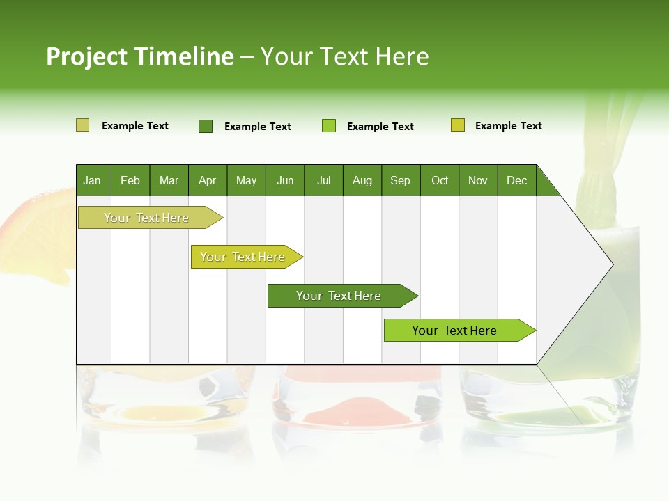Bubble Dieting Citrus PowerPoint Template