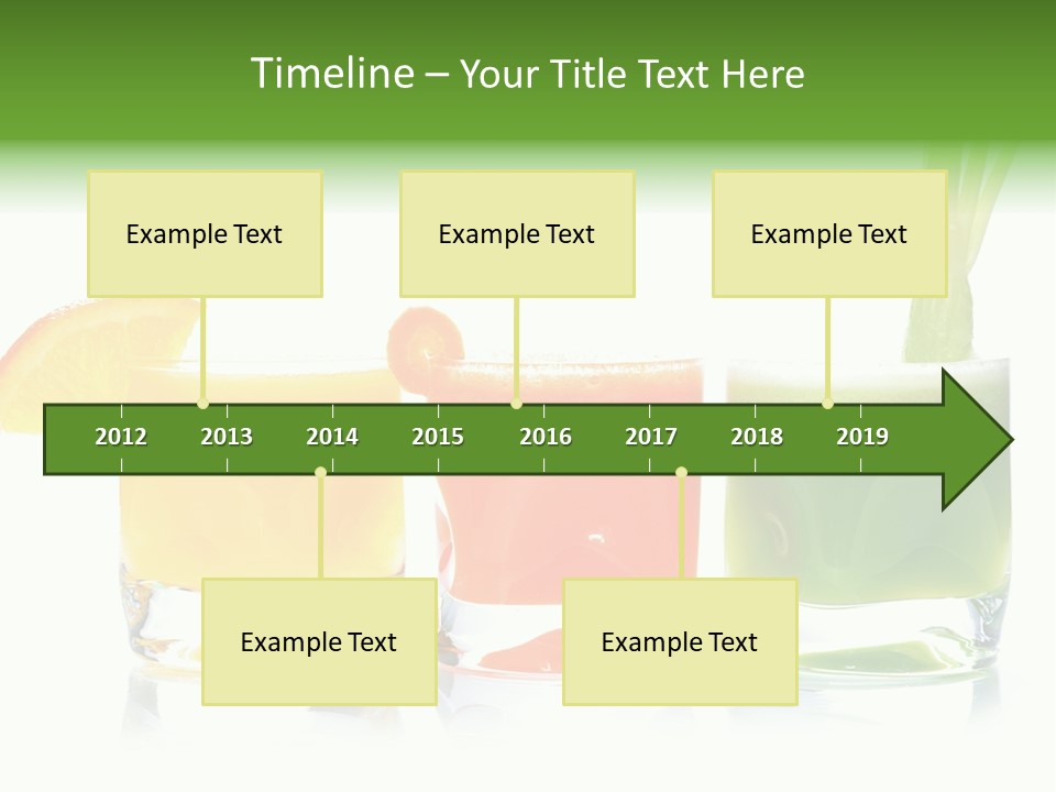Bubble Dieting Citrus PowerPoint Template