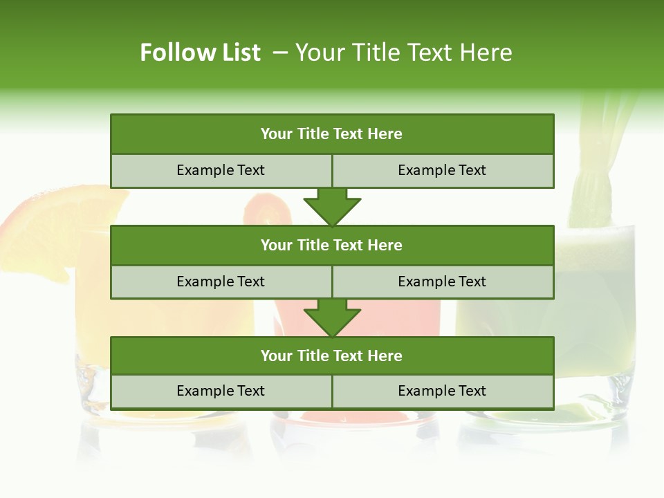 Bubble Dieting Citrus PowerPoint Template