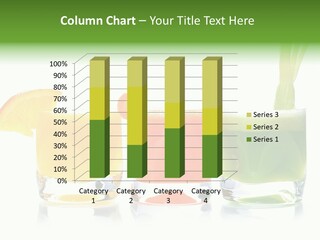 Bubble Dieting Citrus PowerPoint Template