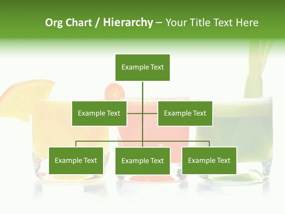 Bubble Dieting Citrus PowerPoint Template