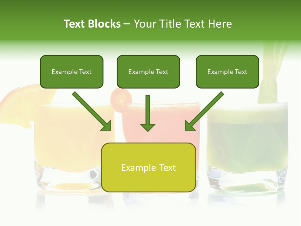 Bubble Dieting Citrus PowerPoint Template