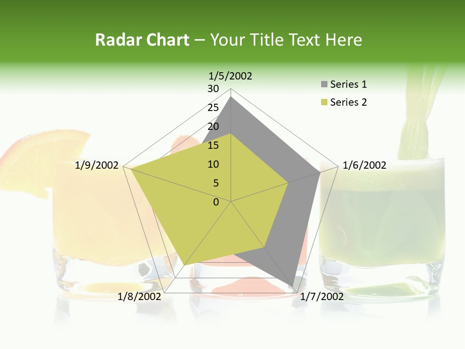 Bubble Dieting Citrus PowerPoint Template