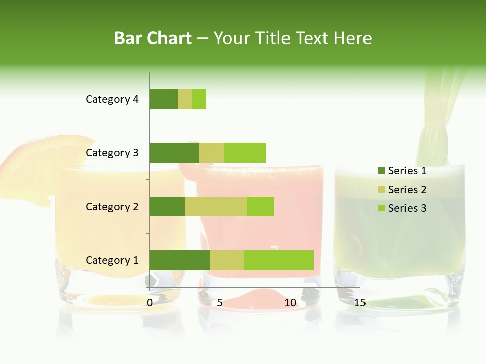 Bubble Dieting Citrus PowerPoint Template