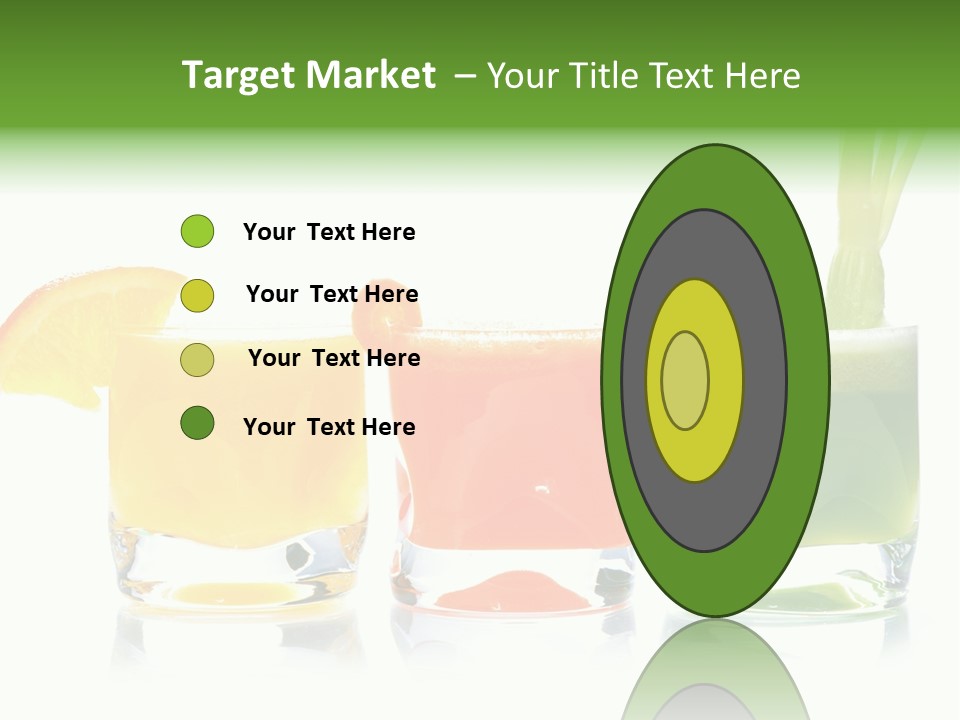 Bubble Dieting Citrus PowerPoint Template