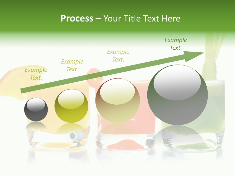 Bubble Dieting Citrus PowerPoint Template