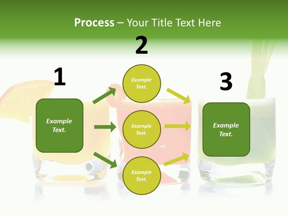 Bubble Dieting Citrus PowerPoint Template