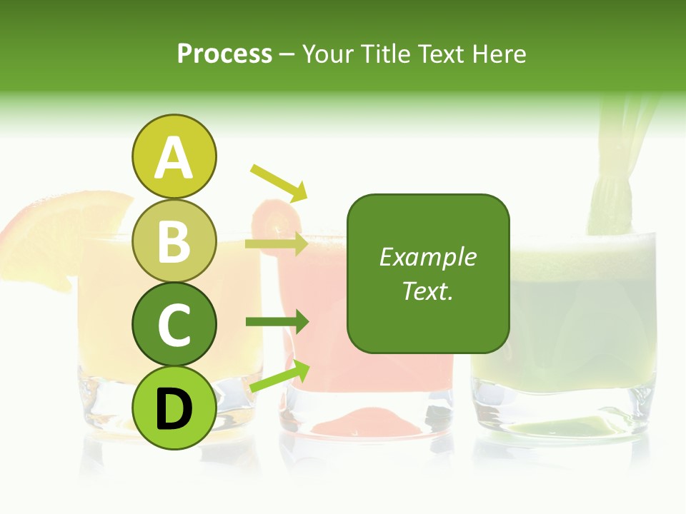 Bubble Dieting Citrus PowerPoint Template