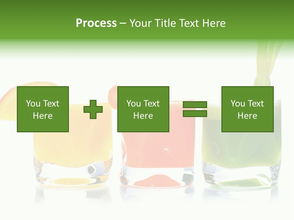 Bubble Dieting Citrus PowerPoint Template