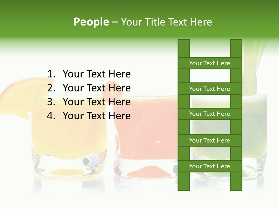 Bubble Dieting Citrus PowerPoint Template