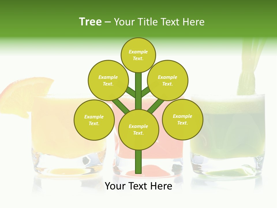 Bubble Dieting Citrus PowerPoint Template