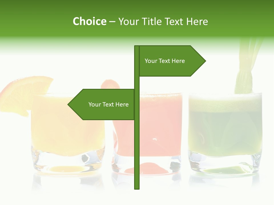 Bubble Dieting Citrus PowerPoint Template