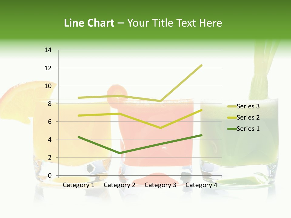 Bubble Dieting Citrus PowerPoint Template