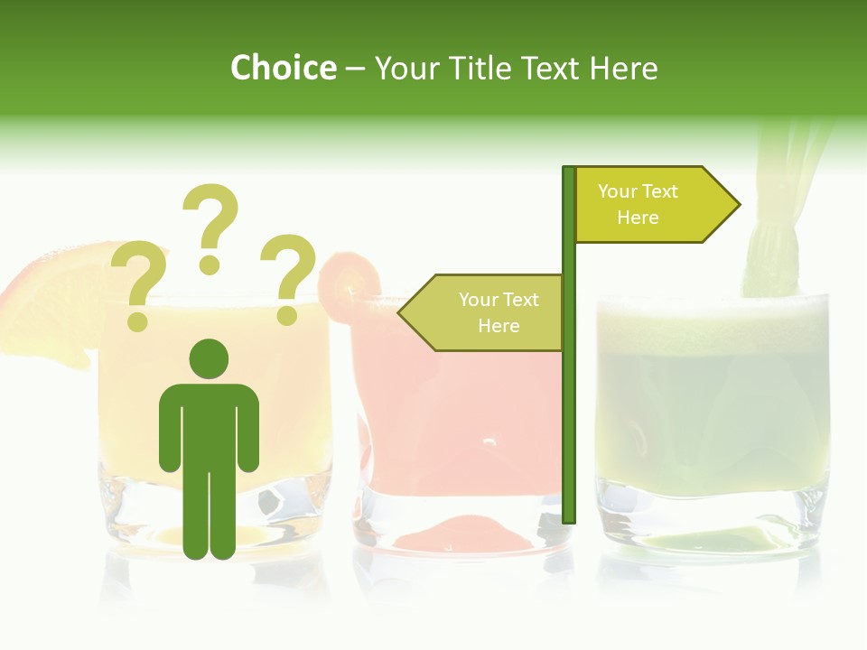 Bubble Dieting Citrus PowerPoint Template