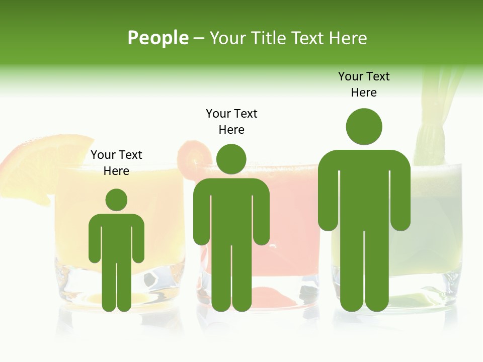 Bubble Dieting Citrus PowerPoint Template