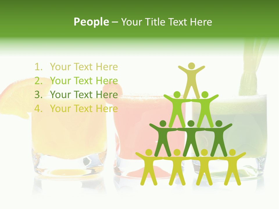 Bubble Dieting Citrus PowerPoint Template