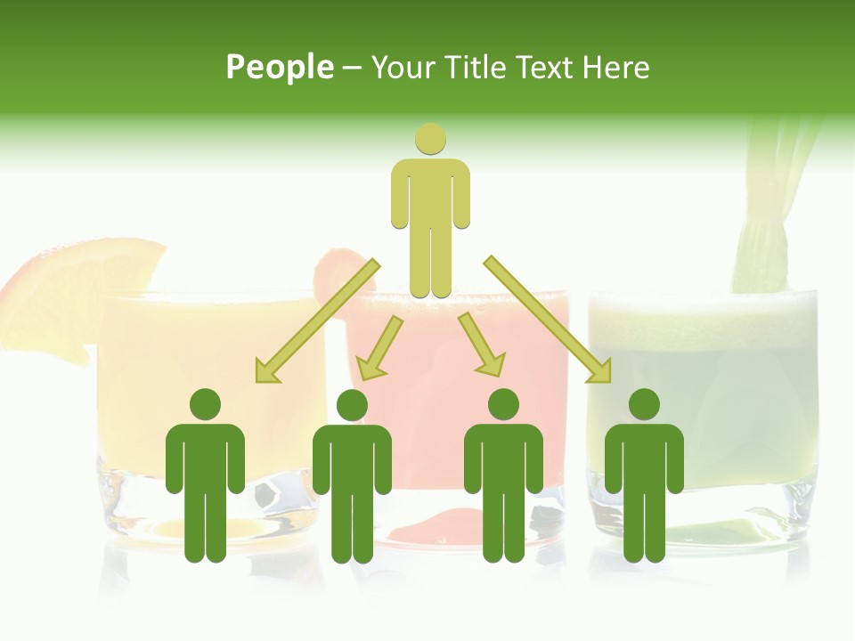 Bubble Dieting Citrus PowerPoint Template