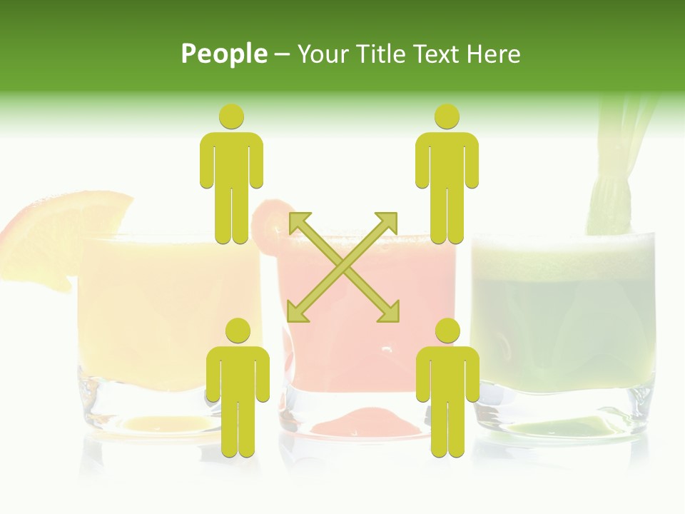 Bubble Dieting Citrus PowerPoint Template