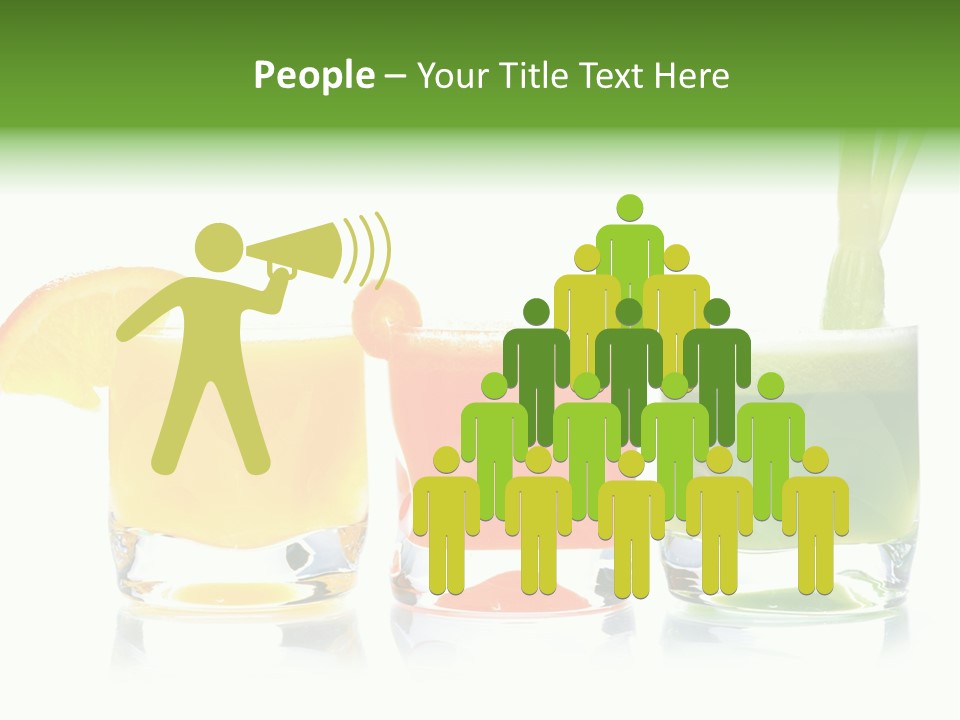 Bubble Dieting Citrus PowerPoint Template