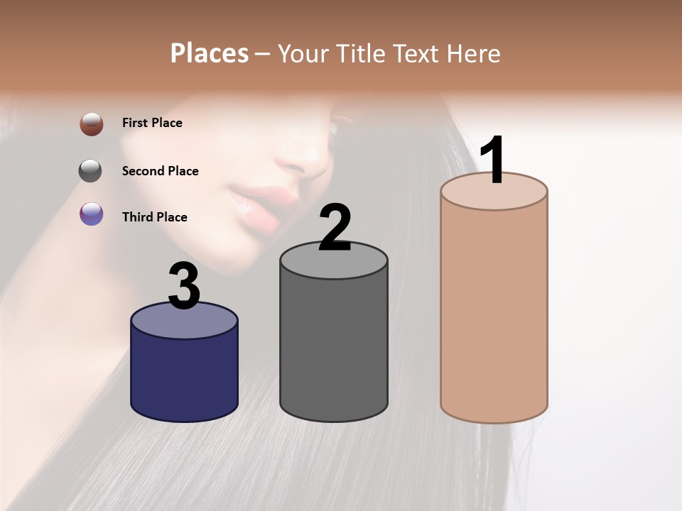 Hairstyle Cosmetic Wellness PowerPoint Template