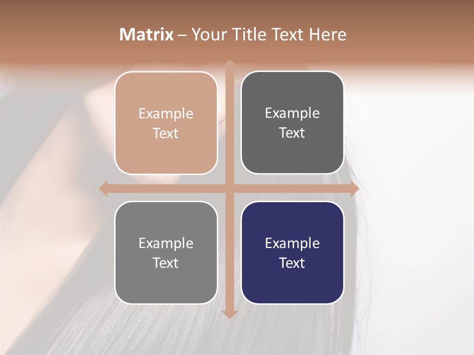 Hairstyle Cosmetic Wellness PowerPoint Template