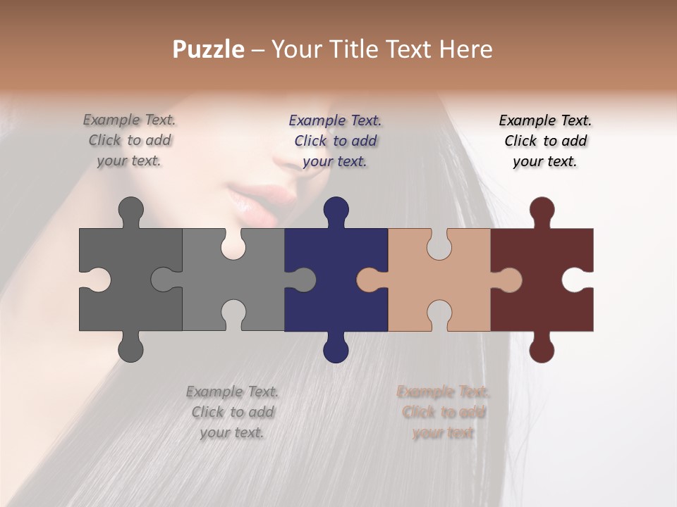 Hairstyle Cosmetic Wellness PowerPoint Template