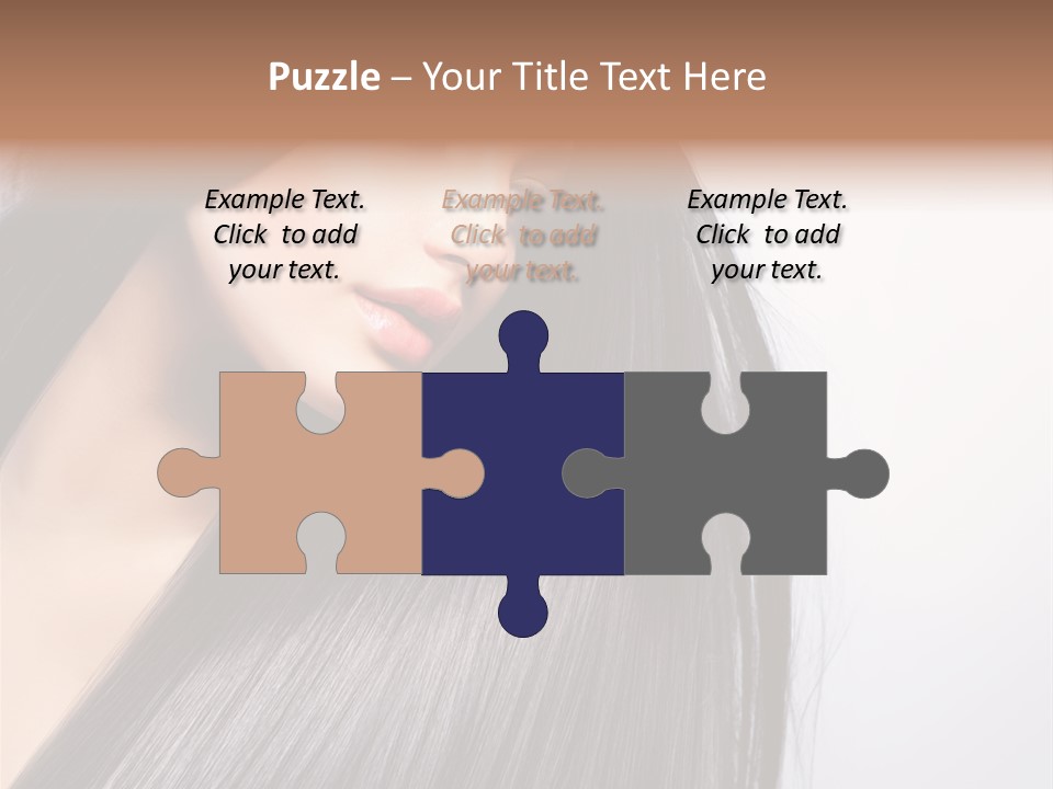 Hairstyle Cosmetic Wellness PowerPoint Template