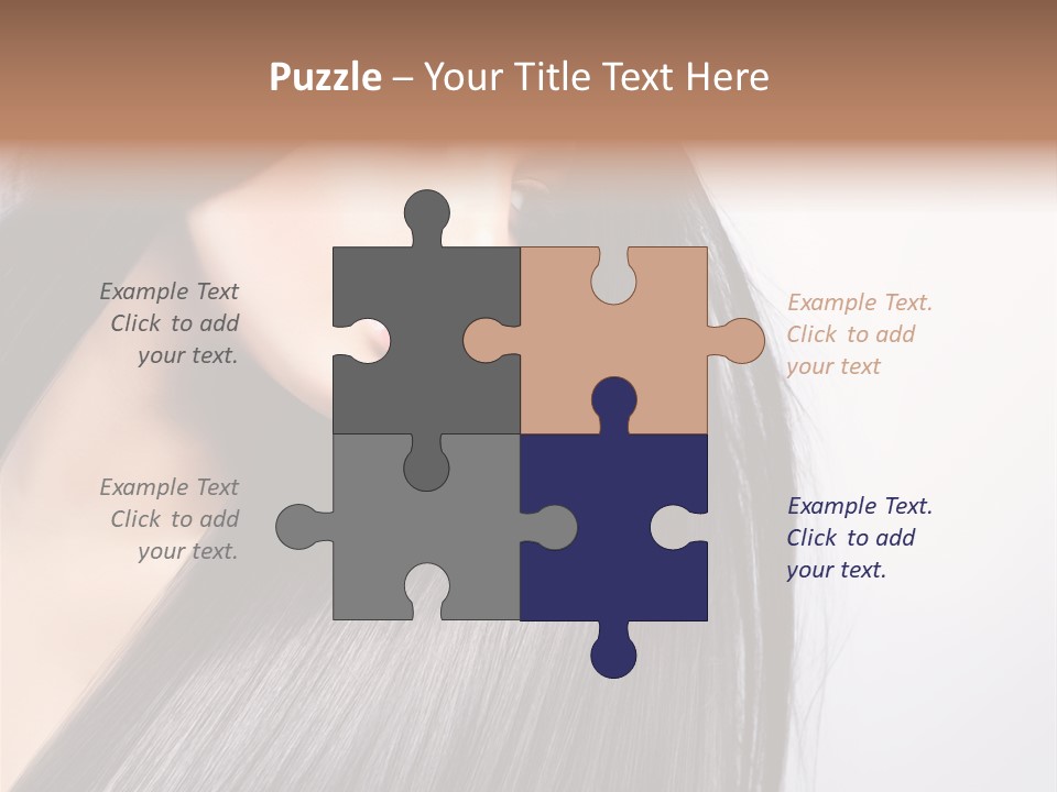 Hairstyle Cosmetic Wellness PowerPoint Template