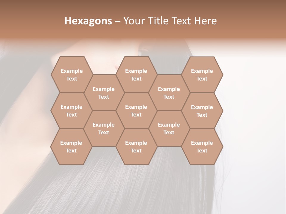 Hairstyle Cosmetic Wellness PowerPoint Template