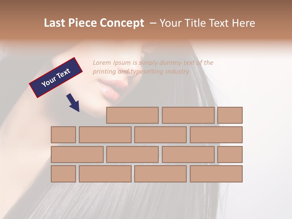 Hairstyle Cosmetic Wellness PowerPoint Template
