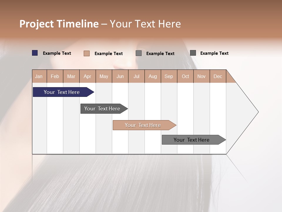 Hairstyle Cosmetic Wellness PowerPoint Template