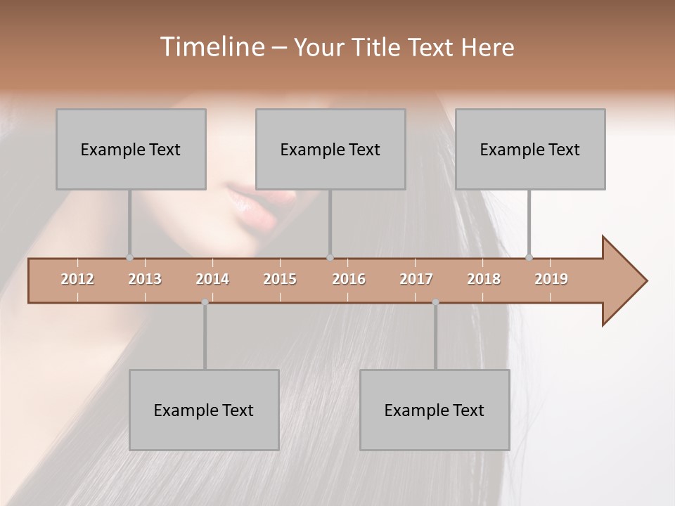 Hairstyle Cosmetic Wellness PowerPoint Template