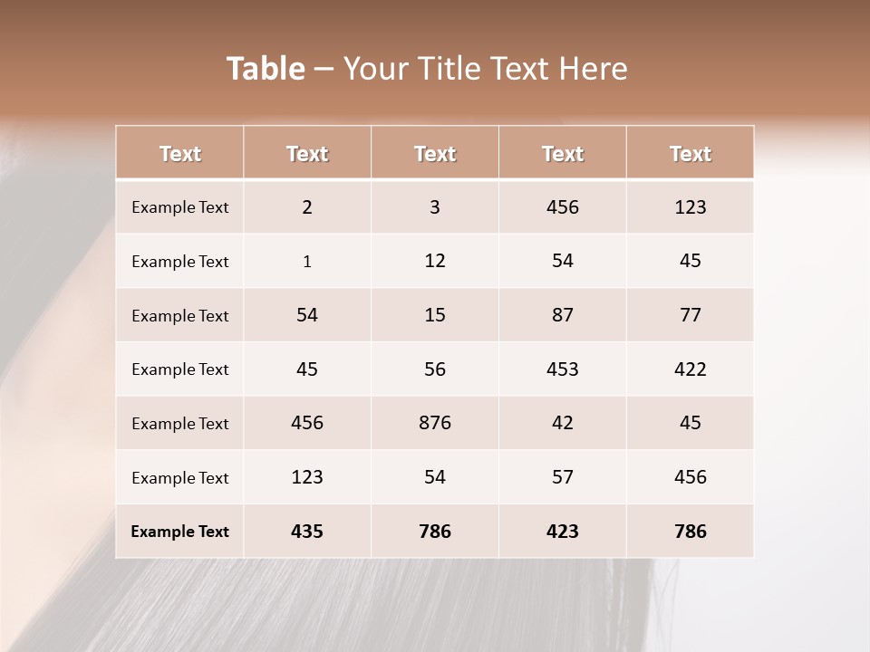 Hairstyle Cosmetic Wellness PowerPoint Template
