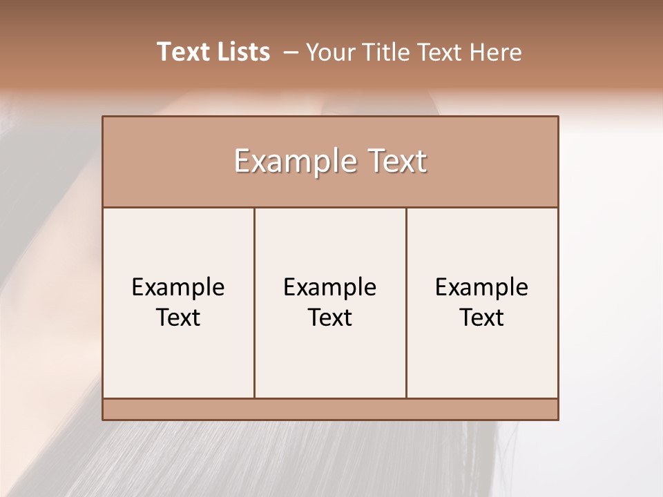 Hairstyle Cosmetic Wellness PowerPoint Template