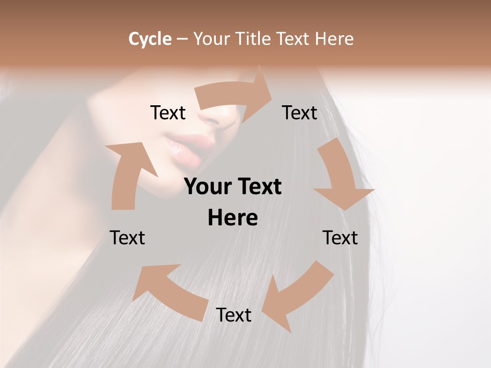 Hairstyle Cosmetic Wellness PowerPoint Template