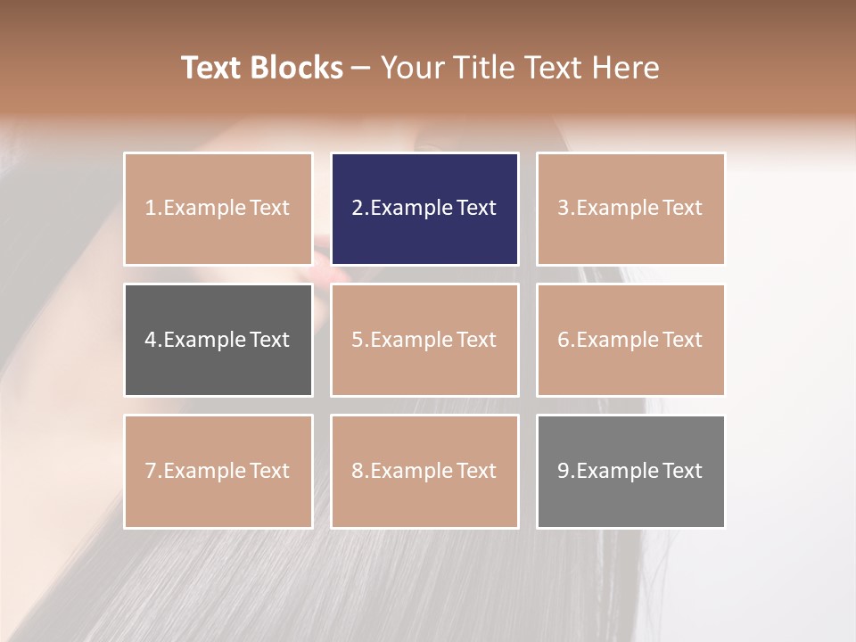 Hairstyle Cosmetic Wellness PowerPoint Template