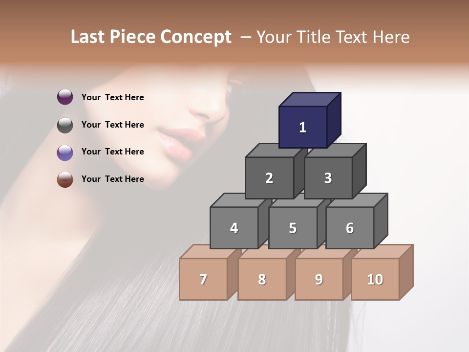 Hairstyle Cosmetic Wellness PowerPoint Template