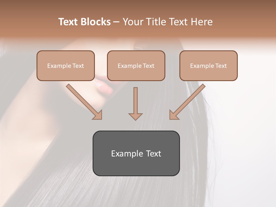 Hairstyle Cosmetic Wellness PowerPoint Template