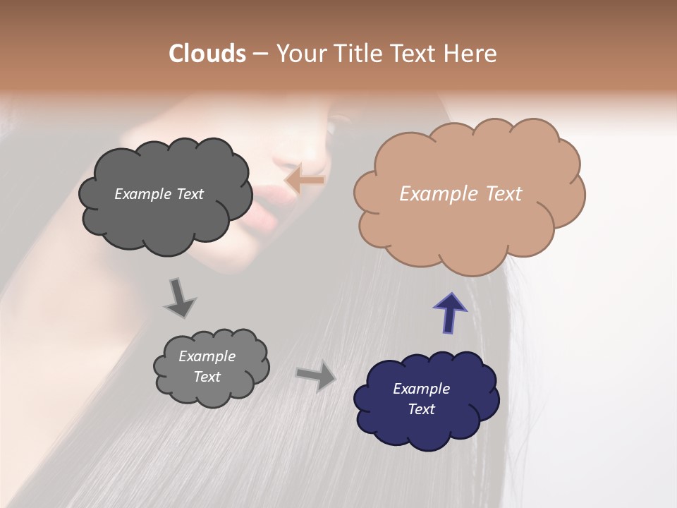Hairstyle Cosmetic Wellness PowerPoint Template