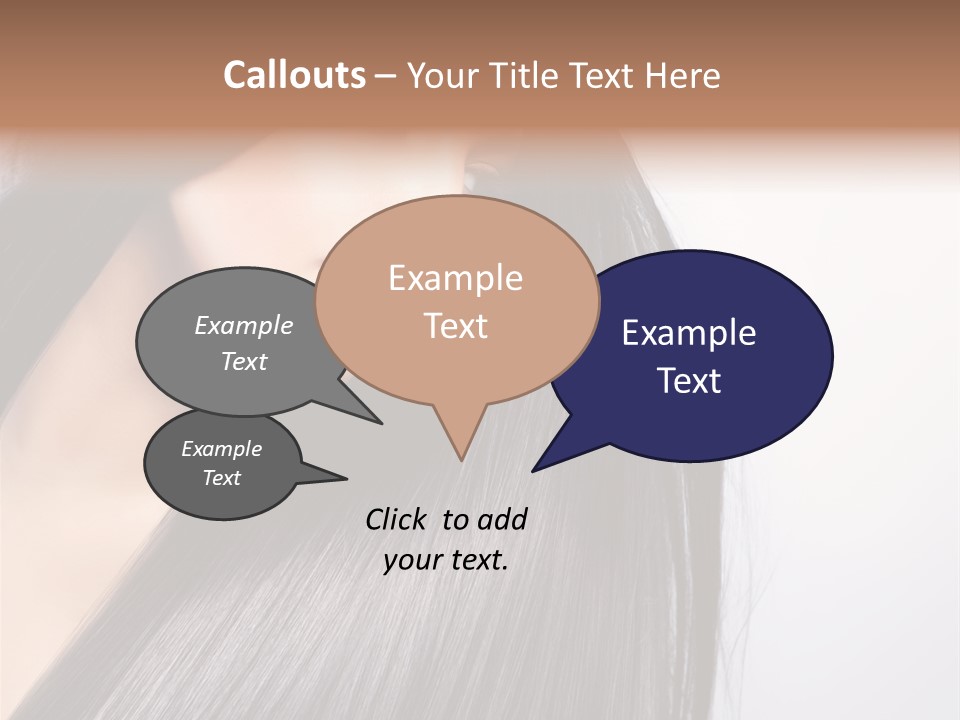 Hairstyle Cosmetic Wellness PowerPoint Template