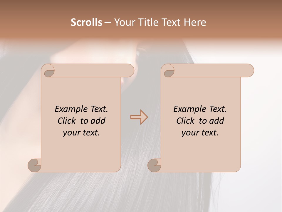Hairstyle Cosmetic Wellness PowerPoint Template