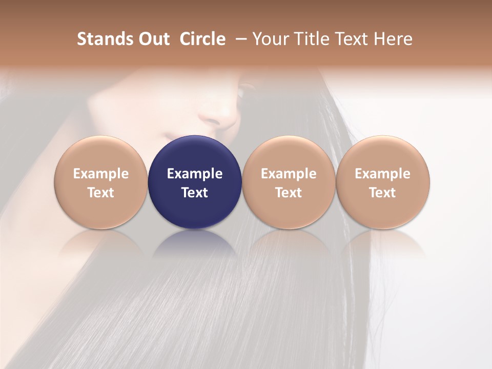 Hairstyle Cosmetic Wellness PowerPoint Template