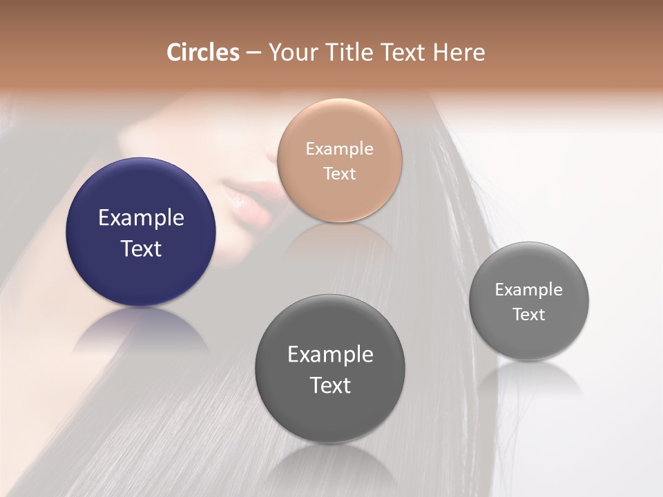 Hairstyle Cosmetic Wellness PowerPoint Template