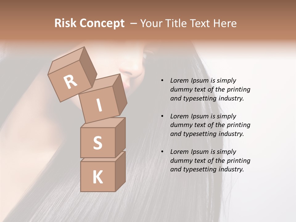 Hairstyle Cosmetic Wellness PowerPoint Template