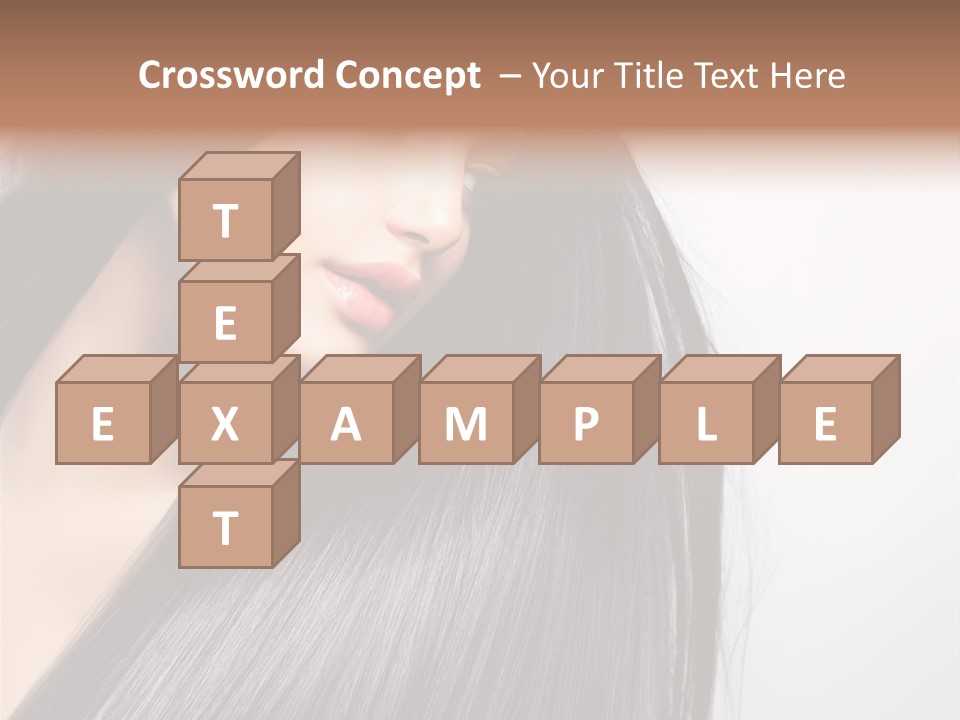 Hairstyle Cosmetic Wellness PowerPoint Template