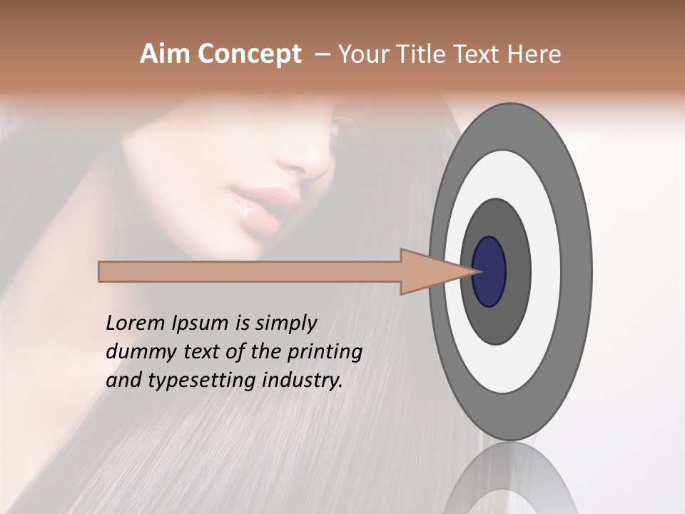 Hairstyle Cosmetic Wellness PowerPoint Template
