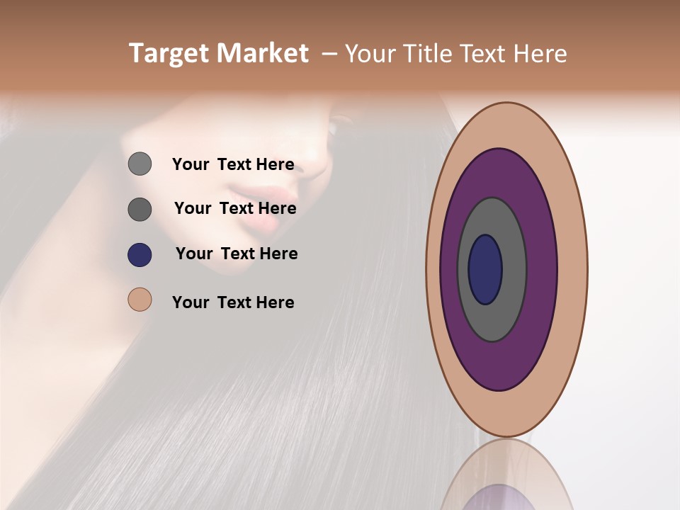 Hairstyle Cosmetic Wellness PowerPoint Template